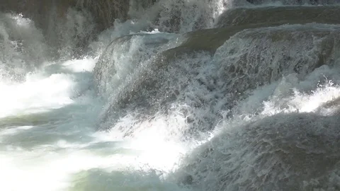 Slow motion waterfall 2 Stock Footage