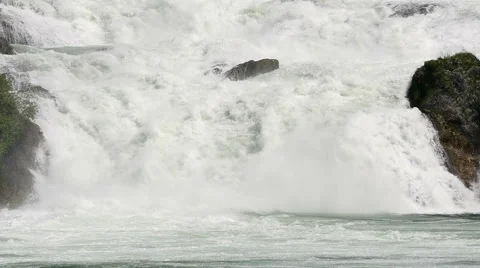 Slow motion waterfall cascades #2 Stock Footage 50857366