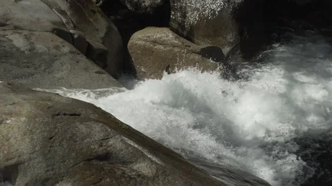 Slow motion Waterfall Closeup Stock Footage 79046228