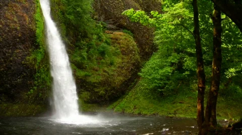 Slow Motion Waterfall Stock Footage 313670