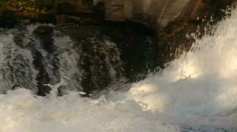 Slow Motion Waterfall Stock Footage 876939