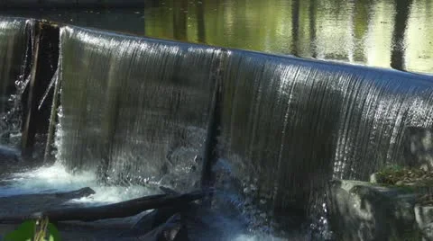 Slow Motion Waterfall Stock Footage 12321738