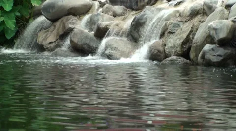 Slow Motion Waterfall Stock Footage 33318264