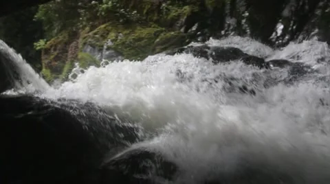 Slow Motion Waterfall Stock Footage 47156042
