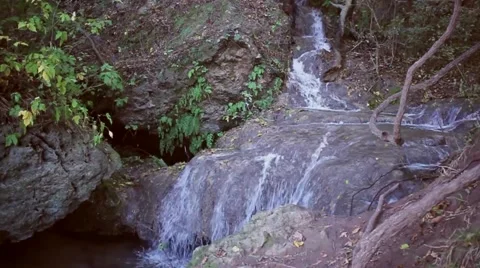 Slow motion of a waterfall Stock Footage 57822133