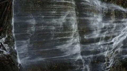 Slow motion waterfall Stock Footage 72974526