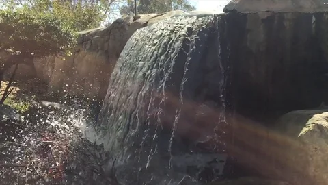 Slow Motion Waterfall Stock Footage 75834193