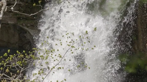 Slow-motion Waterfall  Stockbeeldmateriaal 81973812
