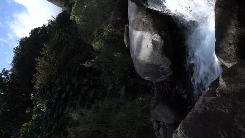 Slow Motion Waterfall Stock Footage 105146536