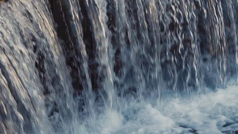 Slow Motion Waterfall Stock Footage 122431587