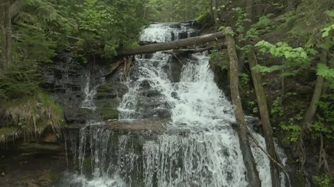 Slow Motion  Waterfall Stock Footage 229317959