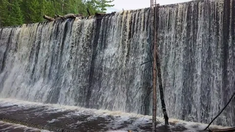 Slow-motion-waterfall Video stock 251965190