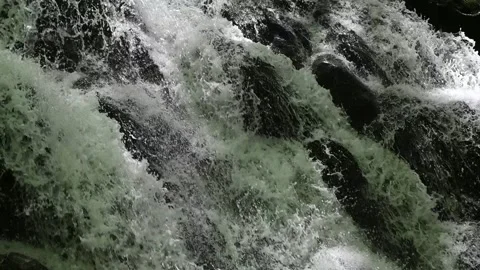 Slow motion of waterfall Stock Footage 275182436