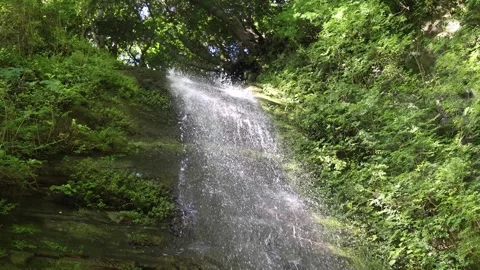 Slow motion waterfall Stock Footage 320669835