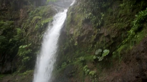 Slow Motion Waterfall Tilt Stock Footage 47156008