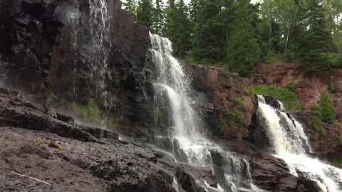 Slow Motion Waterfalls 스톡 동영상 78518019