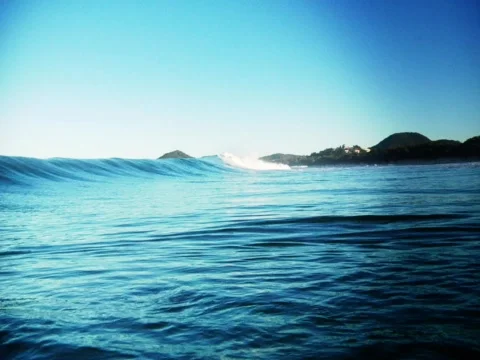 Slow motion wave Stock Footage 487801