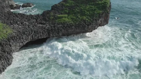 Slow motion wave Stock Footage 148325475