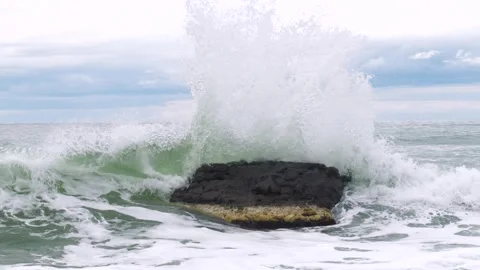 Slow Motion Wave Image Stock Footage 331920474