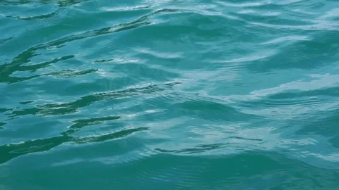 Slow motion wave on water surface Stock Footage 108680777