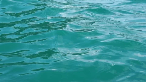 Slow motion wave on water surface Stock Footage 108680781