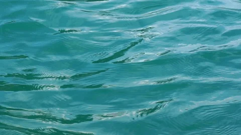 Slow motion wave on water surface Stock Footage 108680815