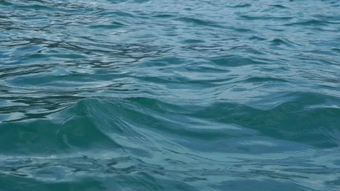 Slow motion wave on water surface Stock Footage 108680991