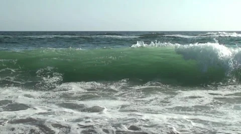 Slow Motion Waves 3 Stock Footage 7764429