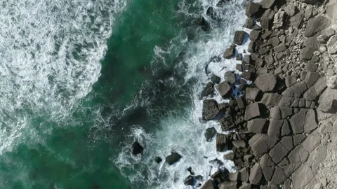 Slow Motion Waves at 50fps Stock Footage 230982728