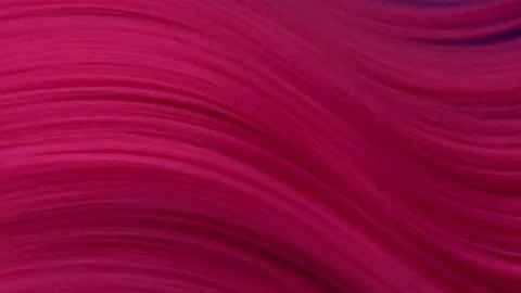 Slow motion waves of beautiful long smooth pink hair texture, hair coloring Stock Footage 162017035