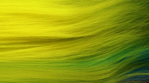 Slow motion waves of beautiful long smooth yellow hair texture, hair coloring Stock Footage 165579938