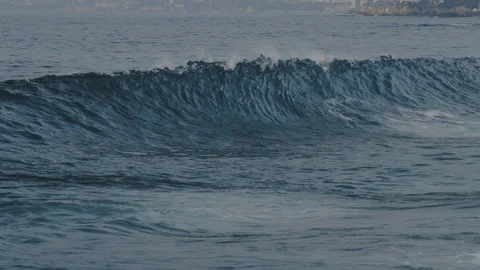 Slow Motion Waves Crashing 2 Stock Footage 86254819