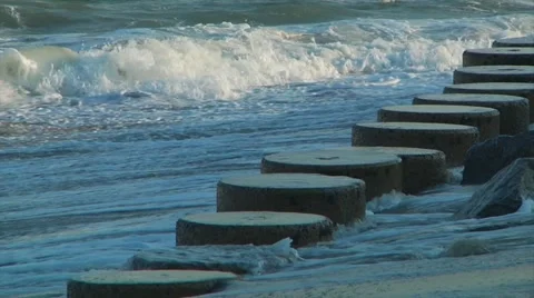 Slow Motion Waves Stock Footage 981641