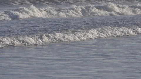 Slow motion waves Stock Footage 127433437