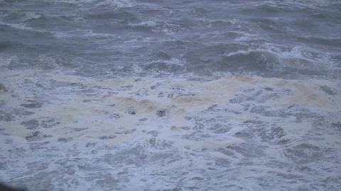 Slow-Motion Waves in the Ocean Stock Footage 88830536