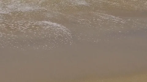Slow motion waves on a sunny summer day in Santa Monica Stock-Footage 94237998