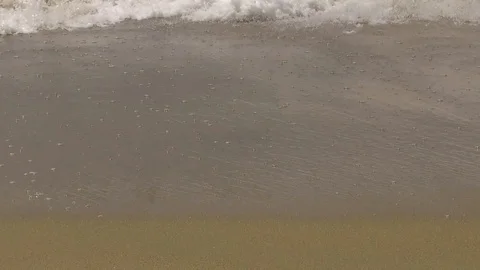 Slow motion waves on a sunny summer day in Santa Monica Stock-Footage 94239408