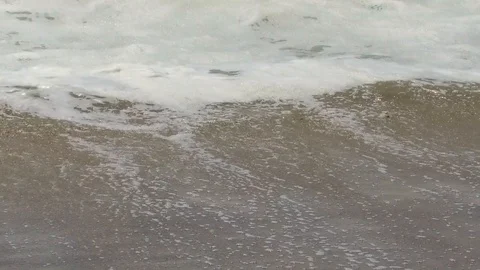 Slow motion waves on a sunny summer day in Santa Monica Stock-Footage 94239800