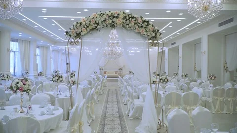 Slow motion wedding hall Vidéo 94930755
