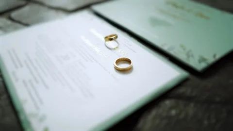 Slow Motion Wedding RING 動画素材 234369333