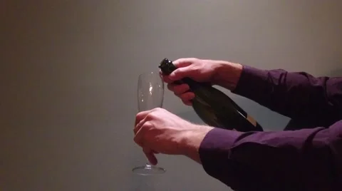Slow motion wine being poured Stock Footage 61956030
