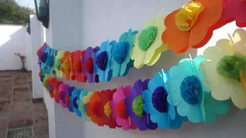 Slow Motion wreath Flowers Stock Footage 157677176