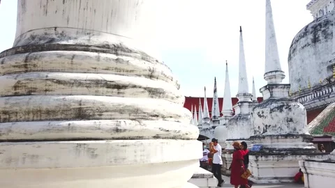 Slow motion Young boy jumping into the water thailand Video stock 147554372
