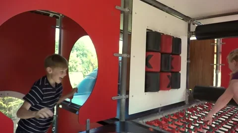 Slow motion. Young children having fun. Stock-Footage 64550054