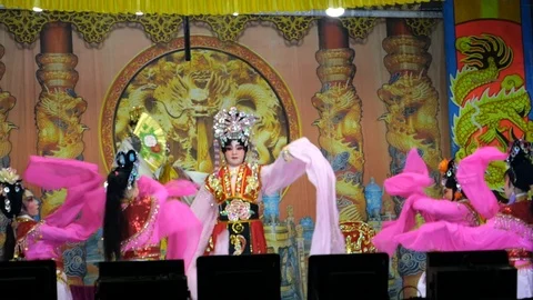 Slow motion_Chinese opera Stock Footage 117063961