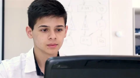 Slow motion,young businessman working with documents on a laptop 1 Stock-Footage 52053984
