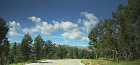 Slow Mountain Drive Stock Footage 201763220