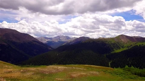 Slow mountain pan from left to right. Stock Footage 53252130