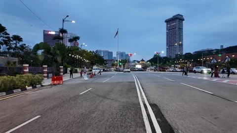 Slow move at Dataran Merdeka. 스톡 동영상 318100549