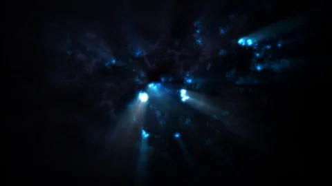 Slow movement fly towards a nebula-like cloud in space. Stock Footage 124251505